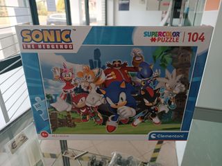 Puzzle Sonic 104 peças Clementoni SUPER