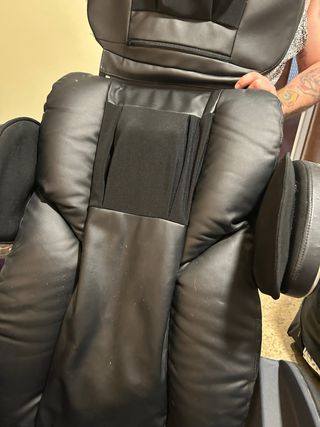 Sillón masaje piel sintética negro
