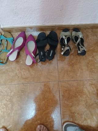 Zapatos tacón mujer  tallas de 38 al 40 preguntar 