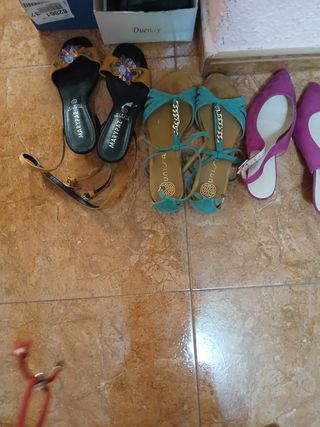 Zapatos tacón mujer  tallas de 38 al 40 preguntar 