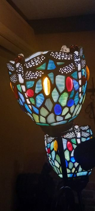 Lampara Tiffany libélula