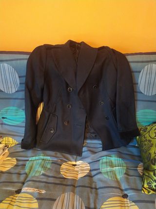 Chaquetón negro mujer - talla L