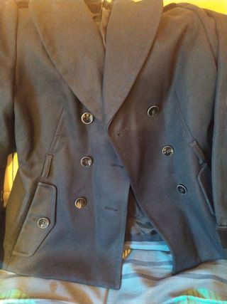 Chaquetón negro mujer - talla L