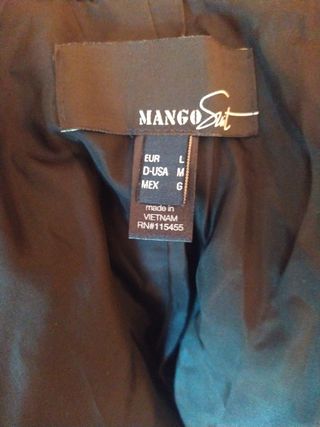 Chaquetón negro mujer - talla L