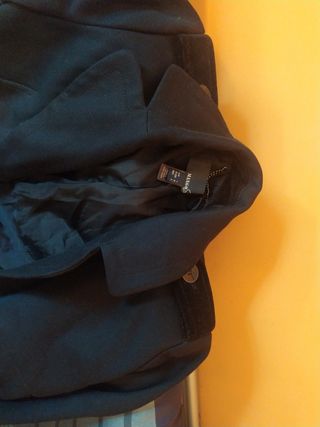 Chaquetón negro mujer - talla L
