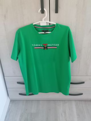 Camiseta Tommy Hilfiger verde XL