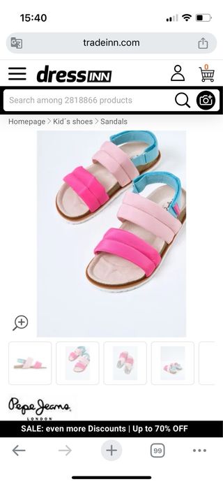 Sandalias Pepe Jeans niña talla 37