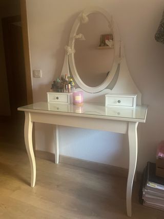 Tavolo da toeletta Ikea bianco Hemnes