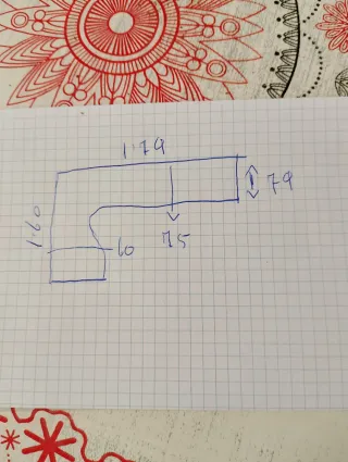 Escritorio esquinero madera - beige
