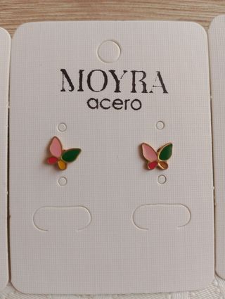 LOTE Pendientes Peppa Pig 
 Moyra Acero