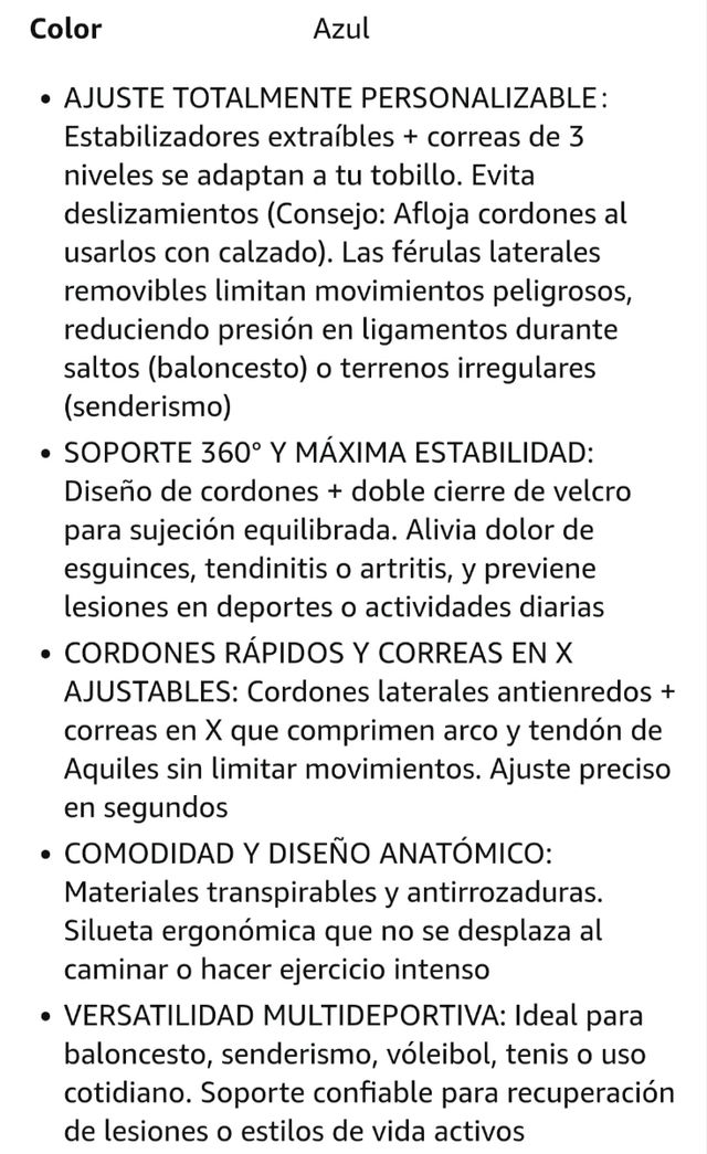 Tobillera Ajustable para Esguinces