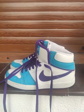 Zapatillas Nike altas turquesa