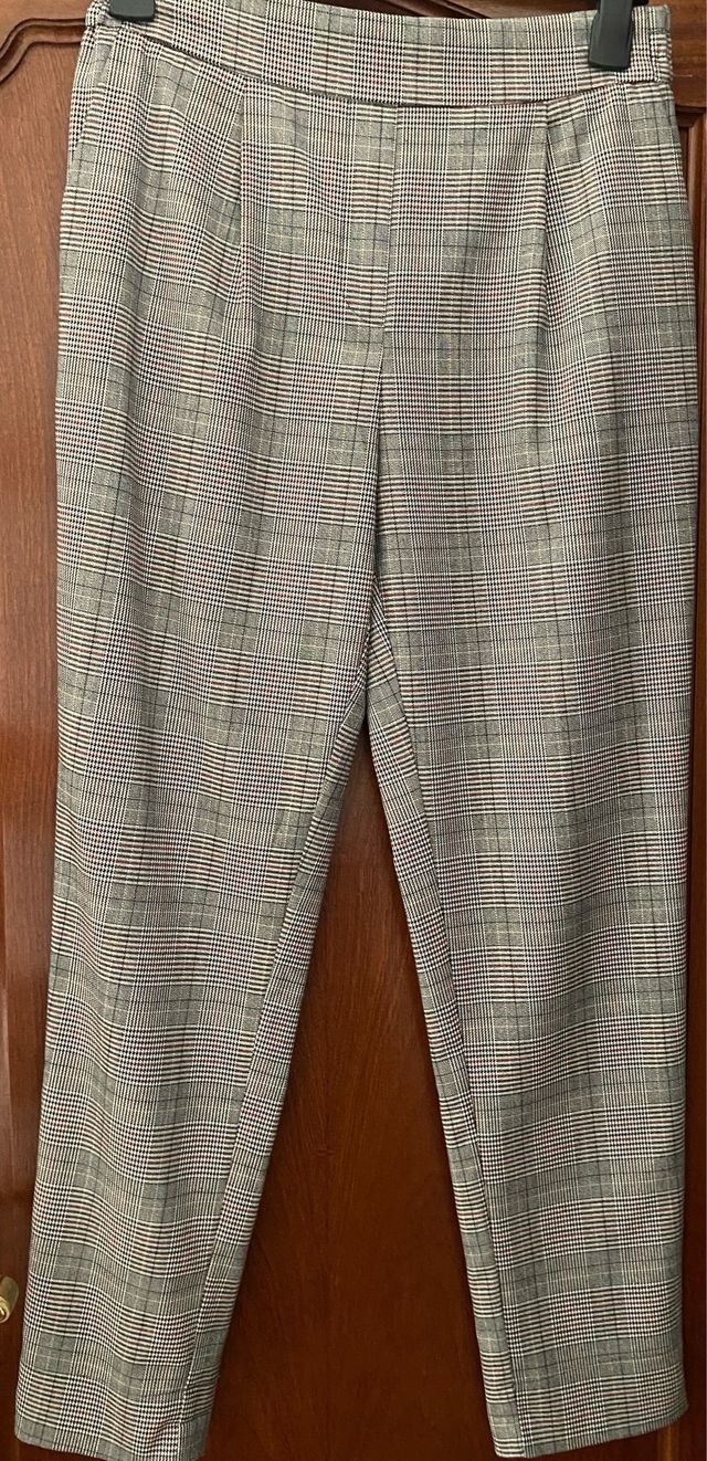 Traje Chaqueta cruzada gris Easy Wear y pantalón.