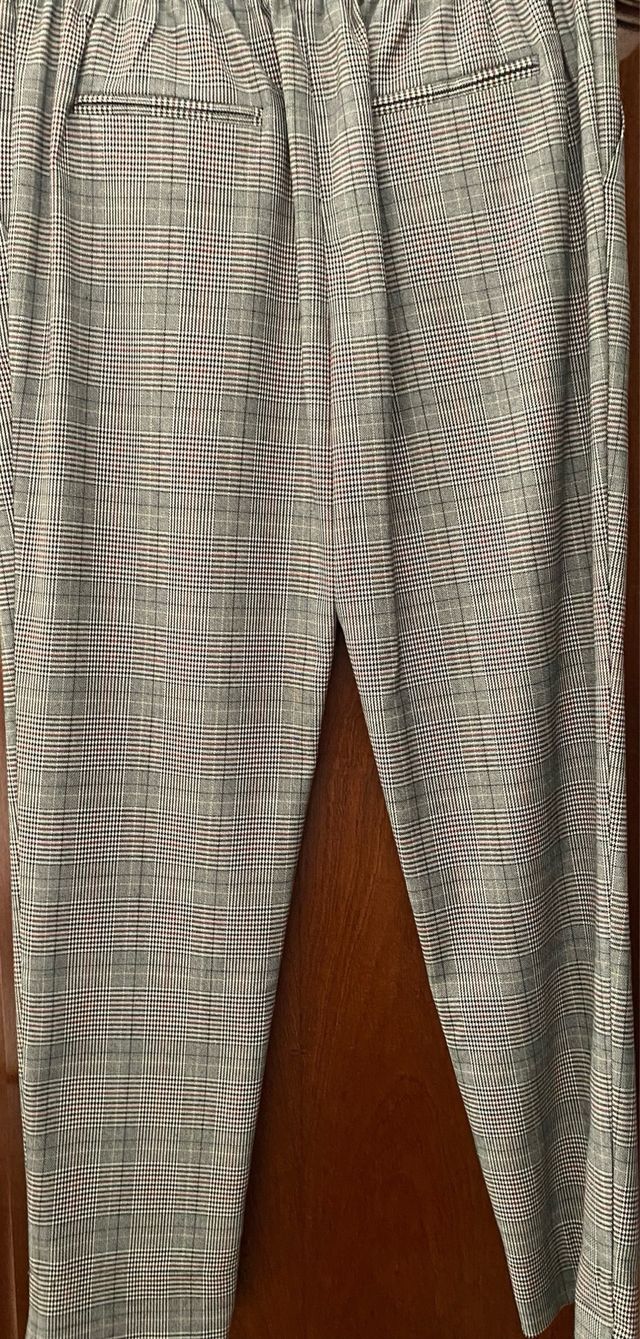 Traje Chaqueta cruzada gris Easy Wear y pantalón.