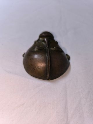 Máscara africana bronce Baulé o Dan