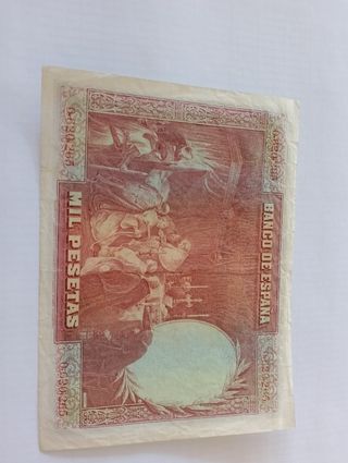 Billete 1000 Pesetas 1928