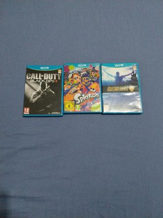 3 Juegos Wii U: Splatoon, COD:BO2, Guitar Hero