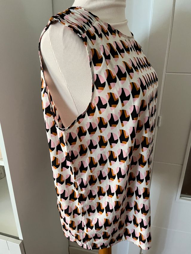 Blusa Sfera estampada