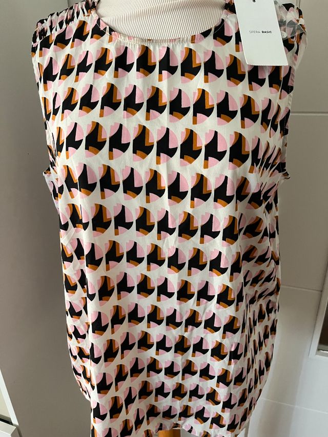 Blusa Sfera estampada