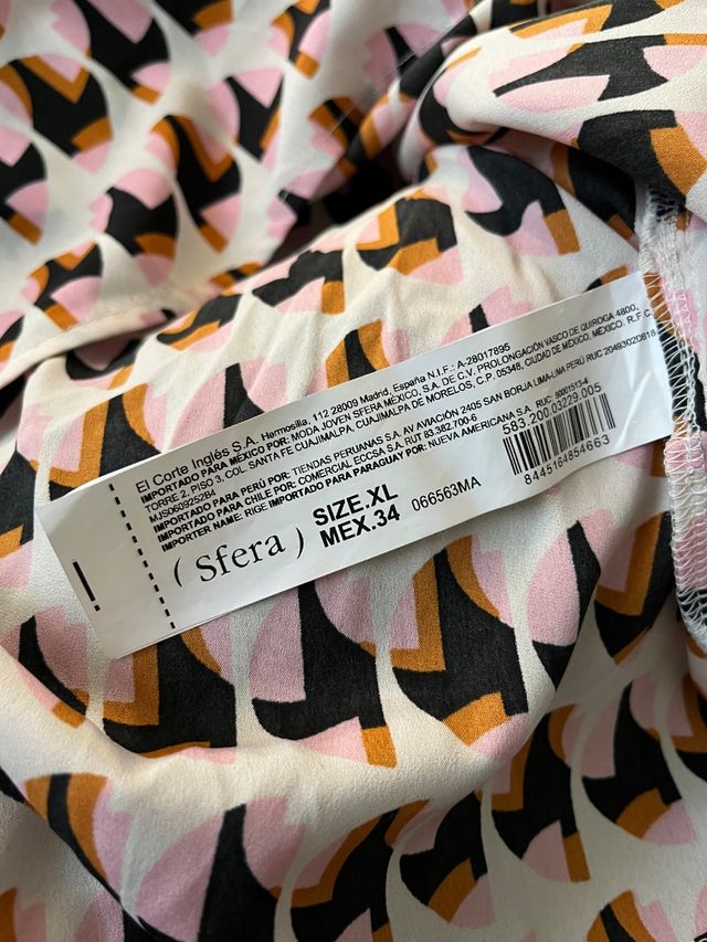 Blusa Sfera estampada