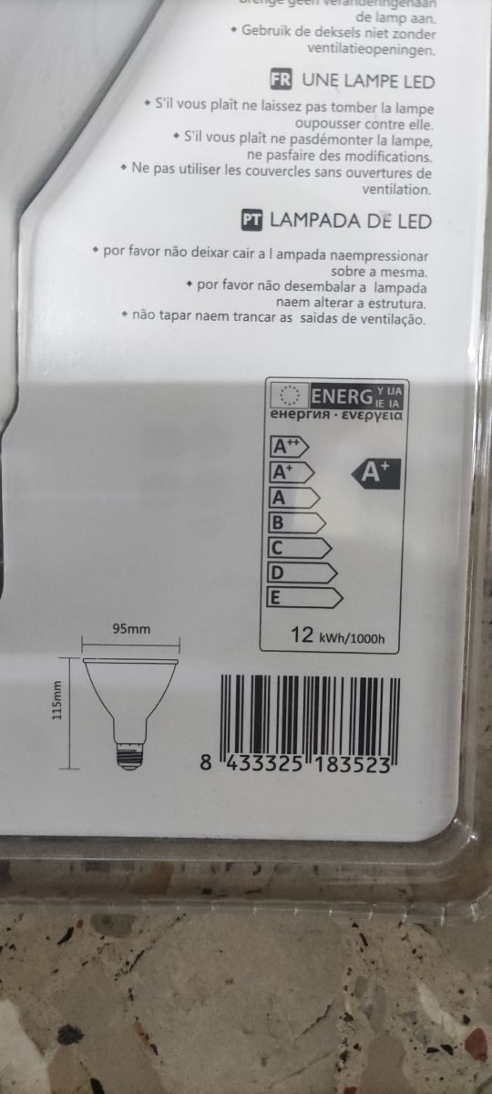 Bombilla LED Gigastar PAR30 12W - 900 lúmenes