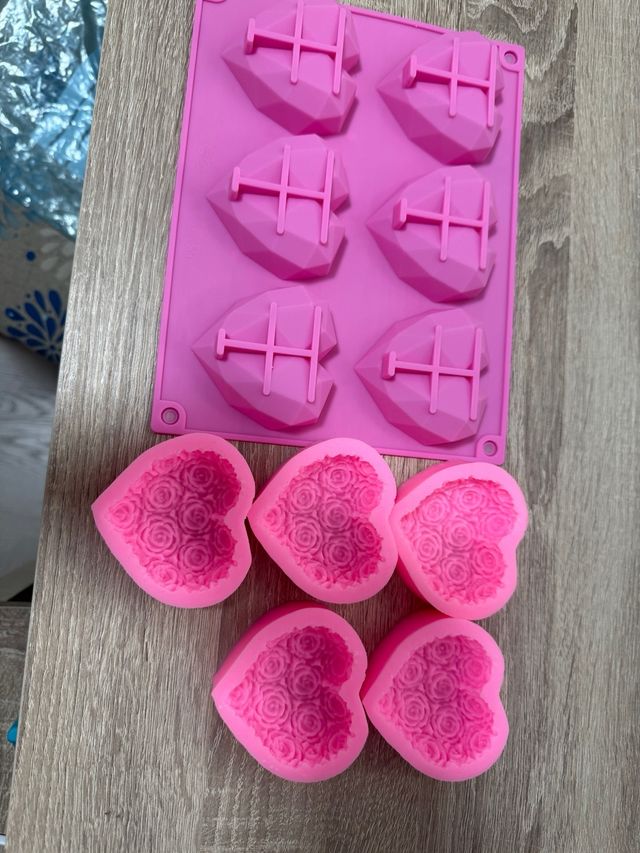 Moldes silicona corazón