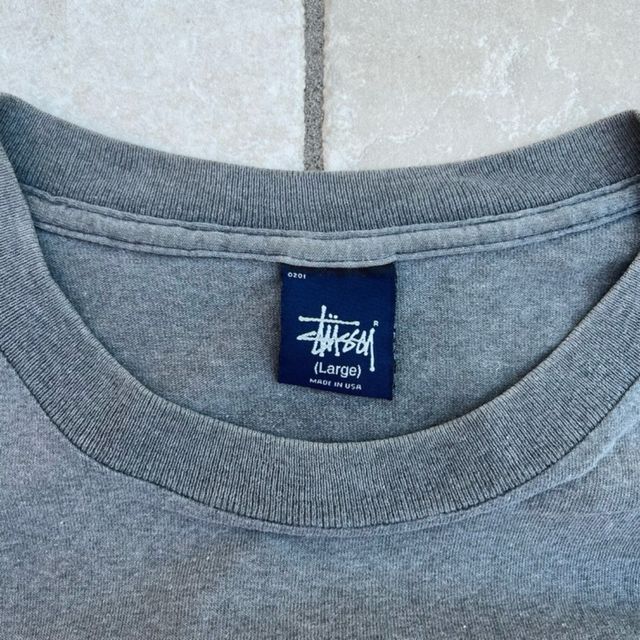 Vintage 90s Stussy blue tag Tee L