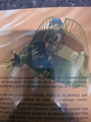 Libro: " La zapatilla voladora"
