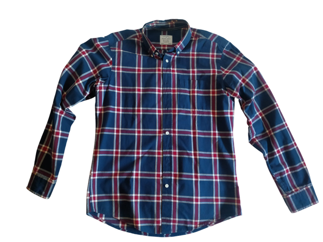 Camisa Sfera cuadros M azul-roja