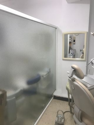Mampara clínica cristal irrompible