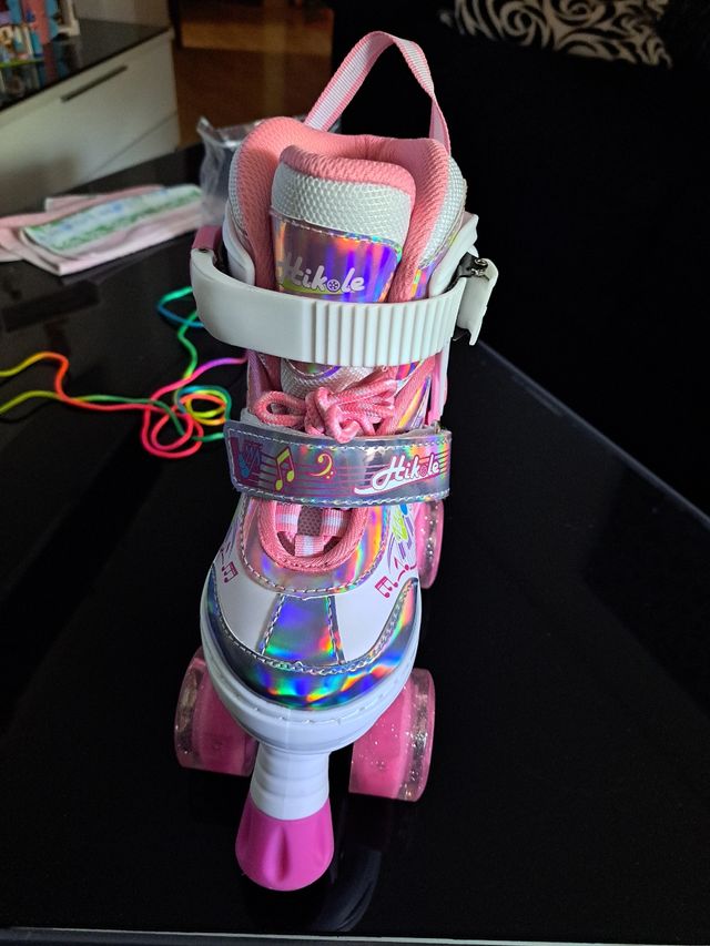 NEGOCIABLE.Patines niña Hikole ajustables (talla 2