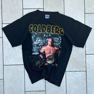 Vintage 1998 WCW Goldberg wrestling promo tee L
