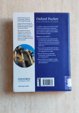 Diccionario Oxford Pocket para estudiantes de i...