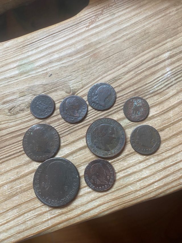 Monedas antiguas (Lote)
maravedies mas Isabel II