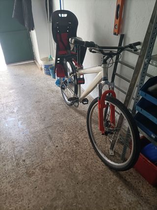 Bicicleta montaña sillita bebé