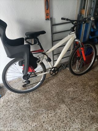 Bicicleta montaña sillita bebé