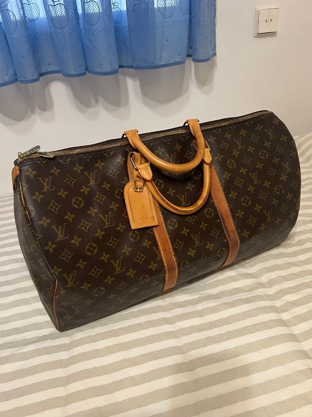 Louis Vuitton Keepall 55 Marrón