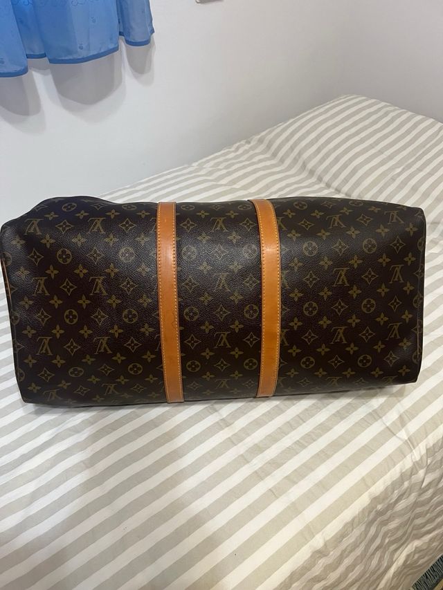 Louis Vuitton Keepall 55 Marrón