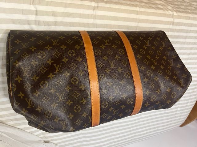 Louis Vuitton Keepall 55 Marrón
