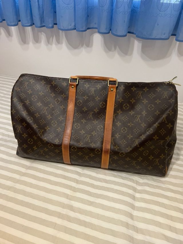 Louis Vuitton Keepall 55 Marrón