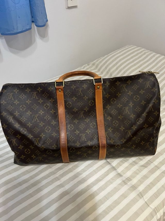 Louis Vuitton Keepall 55 Marrón
