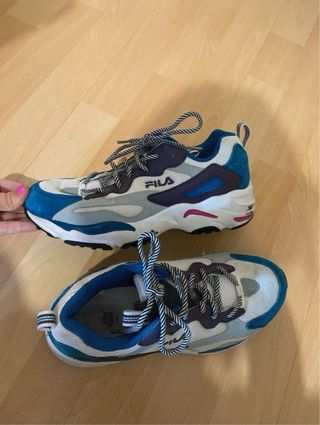 Zapatillas Fila Originales - Azul y Morado