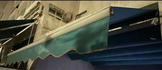 Toldo 2x2m - Azul y Verde Agua