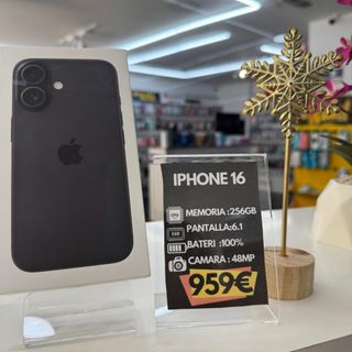 iPhone 16 Negro 256GB