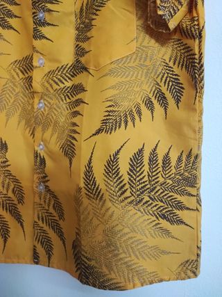 Camisa hawaiana amarilla - Talla L