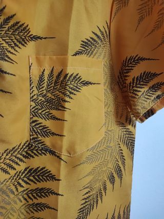 Camisa hawaiana amarilla - Talla L