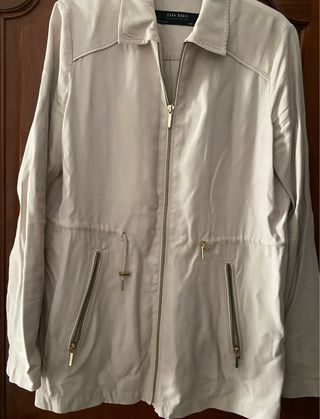 Chaqueta Zara Basic beige talla XS