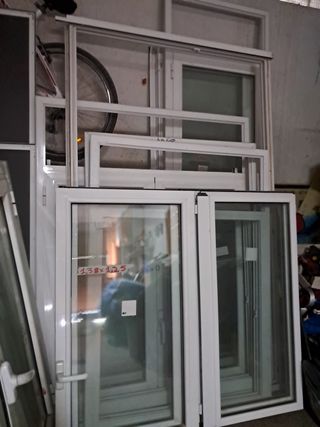 Ventanas aluminio   para una casa 100euro por unid