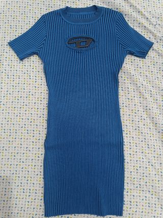 Vestido Diesel azul ajustado