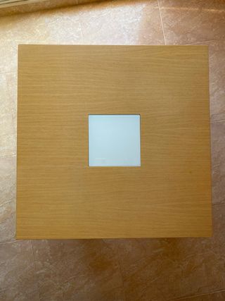 Mesa centro madera beige